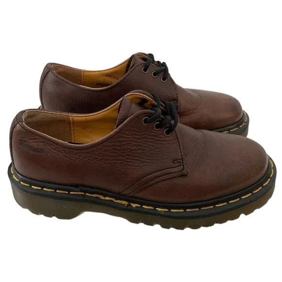Dr. Marten Vintage Brown Leather Classic Oxfords - Made in England