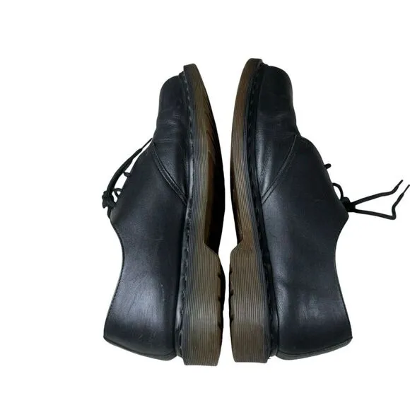 Dr. Martens 11837 Leather Grunge Oxfords Black Shoes Men's Sz 10,‎ Women's Sz 11