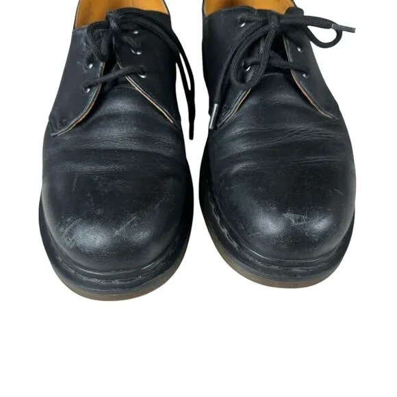 Dr. Martens 11837 Leather Grunge Oxfords Black Shoes Men's Sz 10,‎ Women's Sz 11