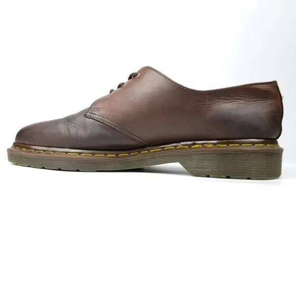 Dr. Martens 1461 Cognac Ombre Patina Oiled Leather Oxfords 10 Vintage Old Money