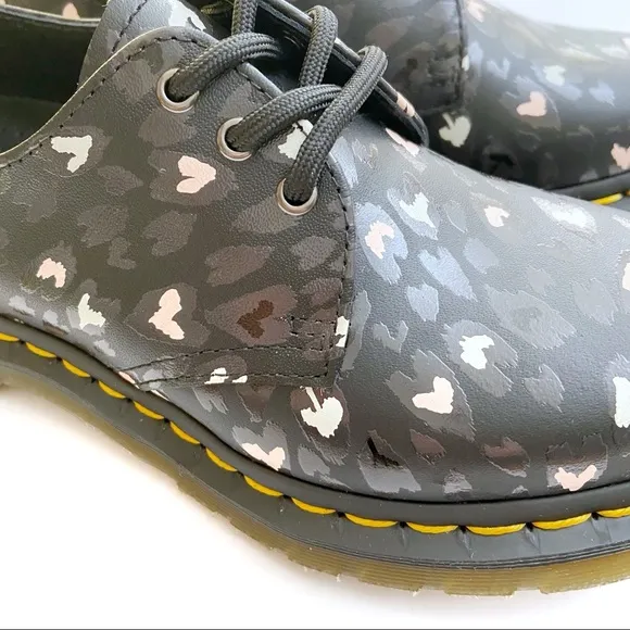 Dr Martens 1461 Wild Hearts Chaos Leather Oxfords