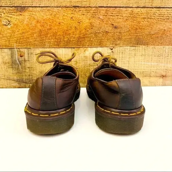 Dr Martens 1561/59 Vintage Brown Leather Oxfords