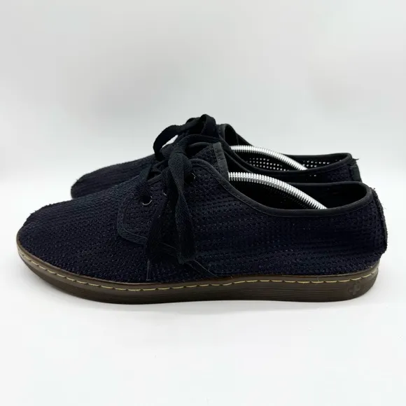 DR. MARTENS 3-Eye Ade Elastic Slip On in Black Mens Sz 12 Grunge 90s Rare Style!