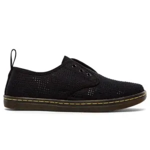 DR. MARTENS 3-Eye Ade Elastic Slip On in Black Mens Sz 12 Grunge 90s Rare Style!