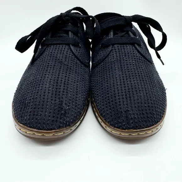 DR. MARTENS 3-Eye Ade Elastic Slip On in Black Mens Sz 12 Grunge 90s Rare Style!