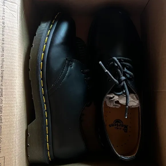 Dr. Martens Black Leather Oxfords
