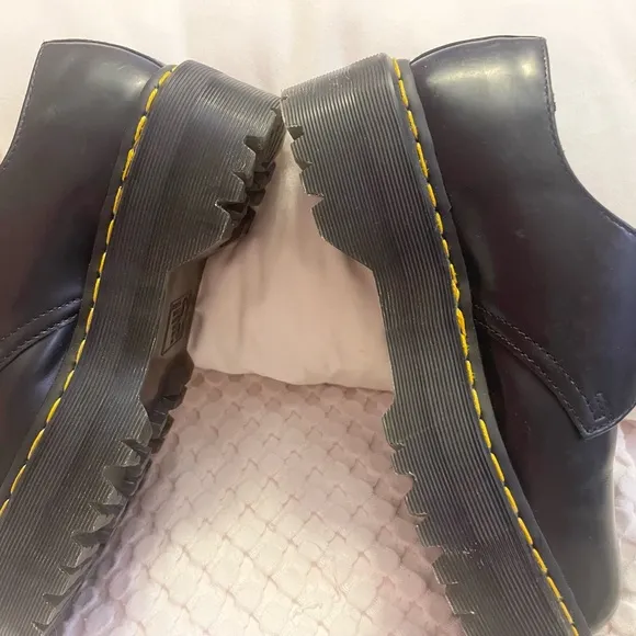 Dr. Martens Black Oxford Shoes with Air-Cushioned Sole