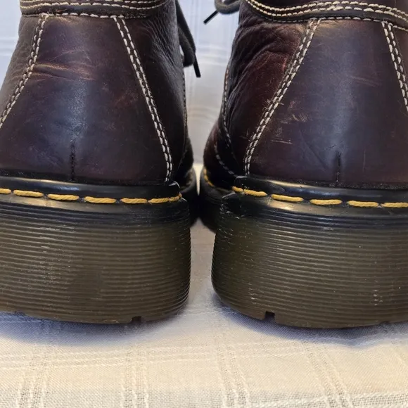 Dr Martens Brown Leather Lace Up Chunky Oxfords Men’s US 8 Vtg Y2K 9763 England