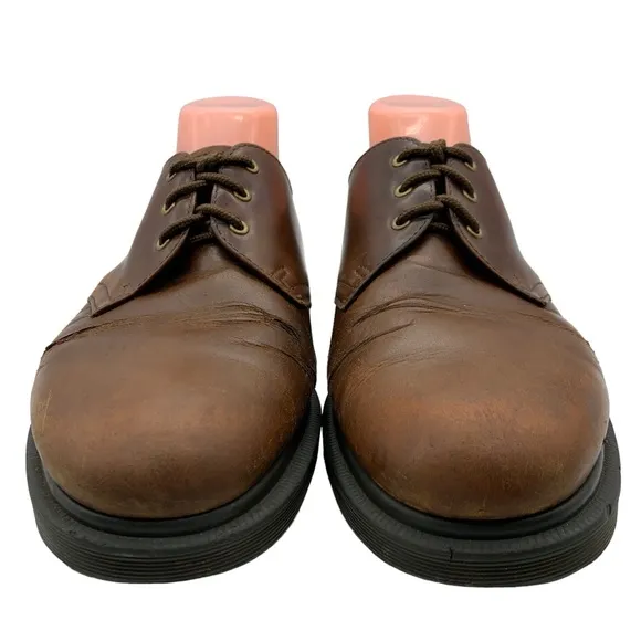 Dr Martens Brown Leather Oxfords Shoes 1461 Men’s Sz 10, women’s Sz 11