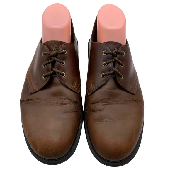Dr Martens Brown Leather Oxfords Shoes 1461 Men’s Sz 10, women’s Sz 11