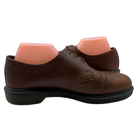 Dr Martens Brown Leather Oxfords Shoes 1461 Men’s Sz 10, women’s Sz 11