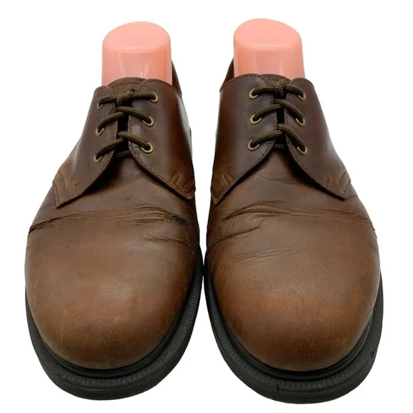 Dr Martens Brown Leather Oxfords Shoes 1461 Men’s Sz 10, women’s Sz 11