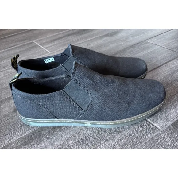 Dr. Martens Dale Canvas Slip OnShoes Size 12 Black Doc Martens