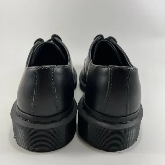 Dr. Martens Doc Mono Derby Smooth Leather Black 14345 Womens Size 5 Oxfords