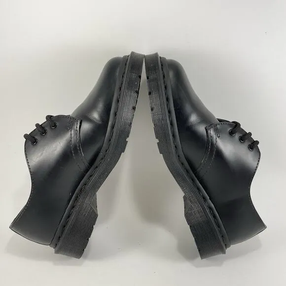 Dr. Martens Doc Mono Derby Smooth Leather Black 14345 Womens Size 5 Oxfords