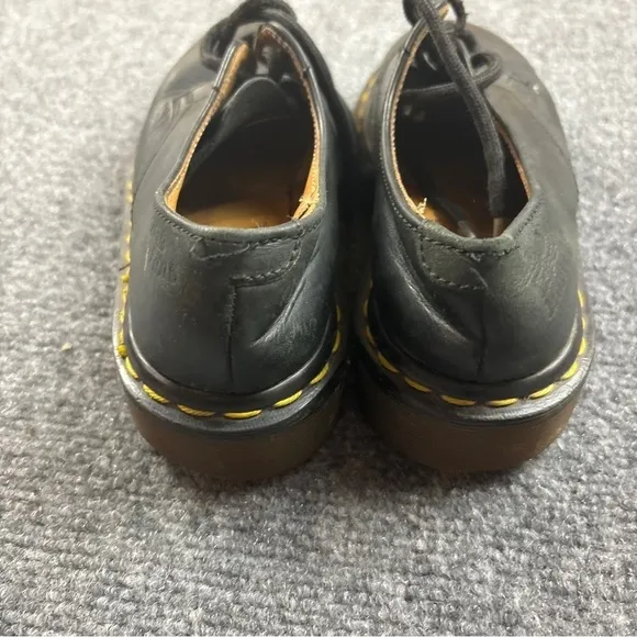 DR MARTENS Kids MADE IN ENGLAND Black Leather Lace Up Oxfords size: 1