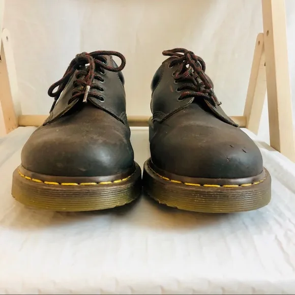 Dr. Martens Mens Leather Lace-up 5 eye Oxfords Size 13 Brown $140 Style 10905