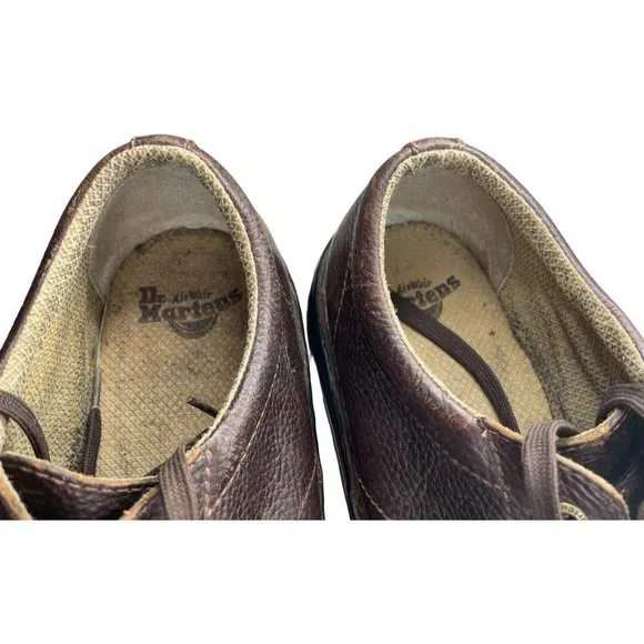 Dr. Martens Men's Ordell Brown Leather Casual Lace Up Oxfords Size 12M