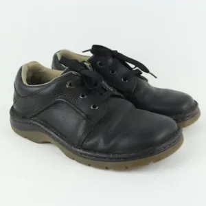 Dr. Martens Men's Size 9 Black Leather 8B75 Lace Up Casual Oxfords