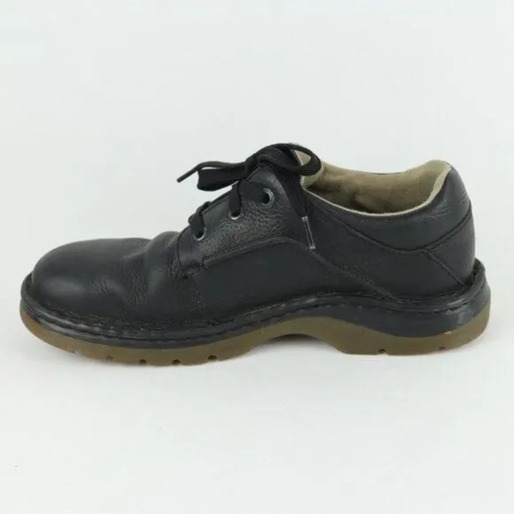 Dr. Martens Men's Size 9 Black Leather 8B75 Lace Up Casual Oxfords
