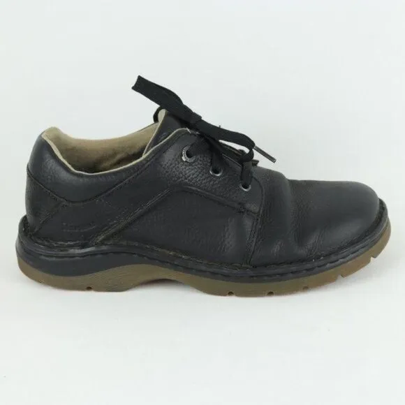 Dr. Martens Men's Size 9 Black Leather 8B75 Lace Up Casual Oxfords