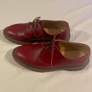 DR MARTENS Oxfords 1461 3-Eye Air Wait, Oxblood red UK 4 / US 6 vintage MIE NWOT
