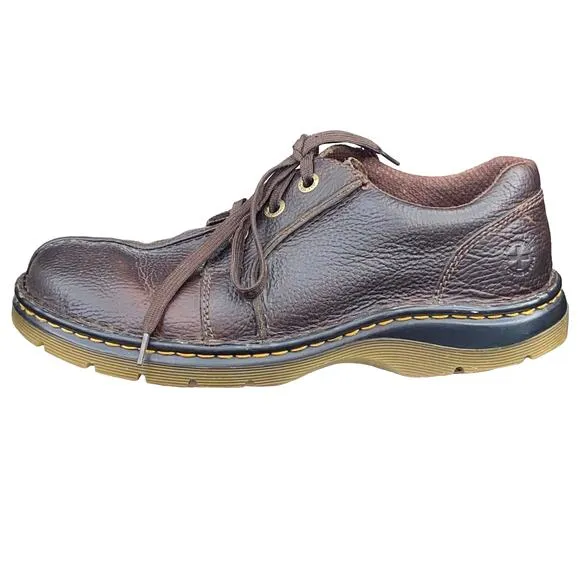 Dr. Martens Unisex Ripley Brown Leather Lace Up Oxfords Size US M 9 W 10