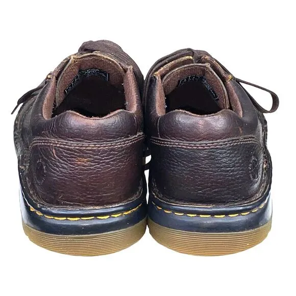 Dr. Martens Unisex Ripley Brown Leather Lace Up Oxfords Size US M 9 W 10