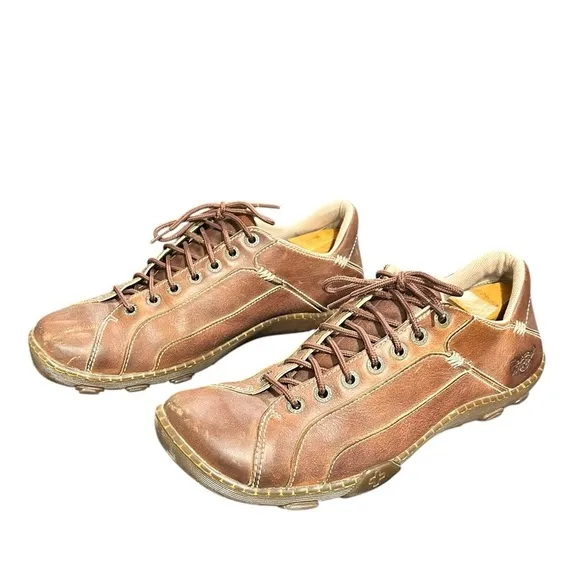 DR. MARTENS Y2K Vintage Brown Leather Air Comfort Sole Lace-up Oxfords Men's 13