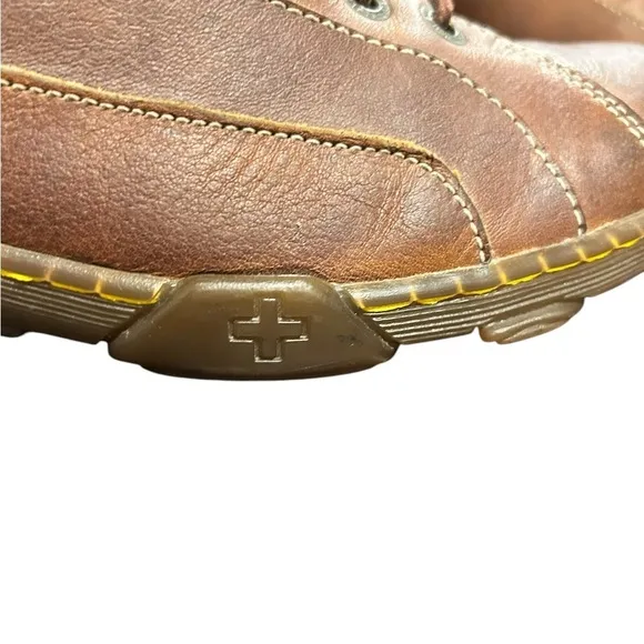 DR. MARTENS Y2K Vintage Brown Leather Air Comfort Sole Lace-up Oxfords Men's 13