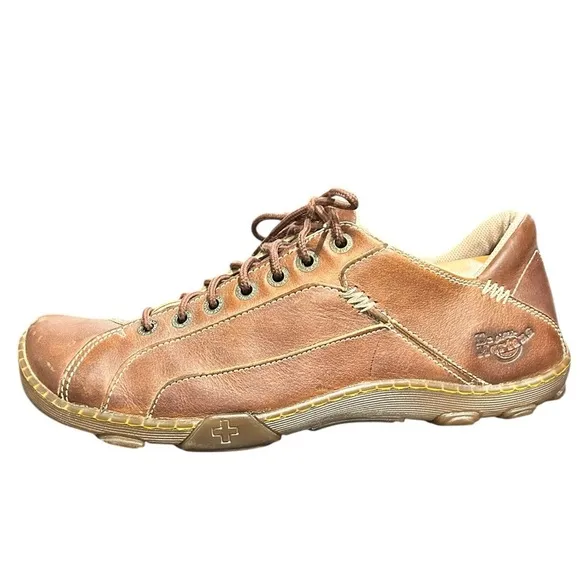 DR. MARTENS Y2K Vintage Brown Leather Air Comfort Sole Lace-up Oxfords Men's 13