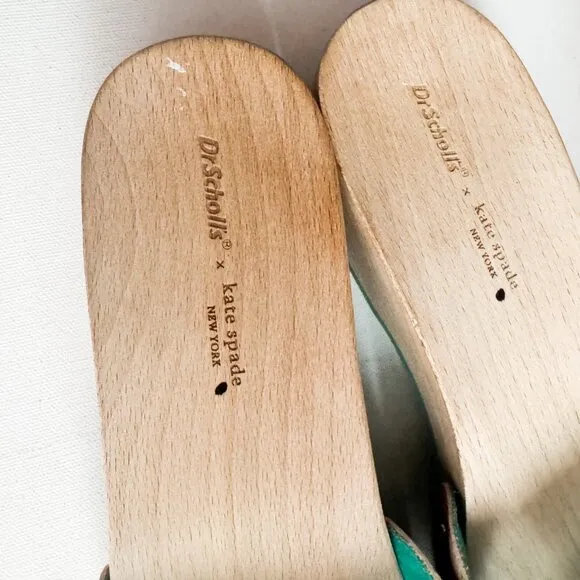 Dr. Scholls X Kate Spade Plaid Clogs Slides  9M