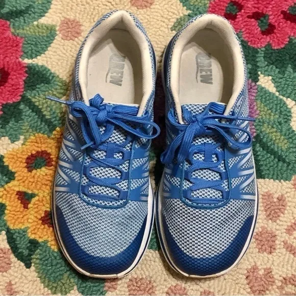 Drew Balance Workout Fitness Athletic and Training Blue White Shoes 9.5 WW