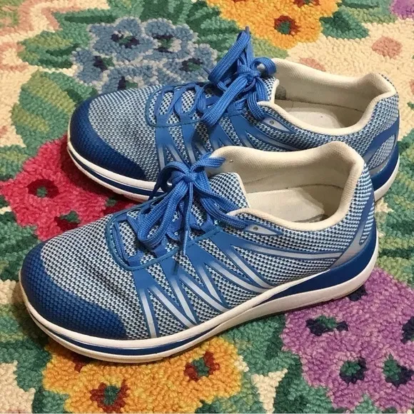 Drew Balance Workout Fitness Athletic and Training Blue White Shoes 9.5 WW