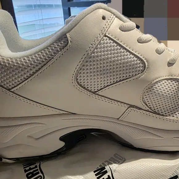 DREW White Athletic Shoes with Supportive Design
