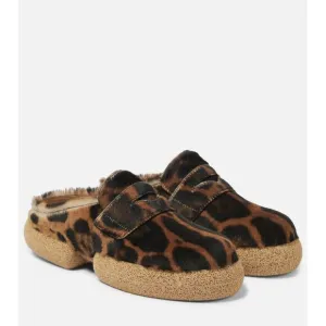 Dries Van Noten Leopard-printed Clogs Size 35 5 Women's Brown $895