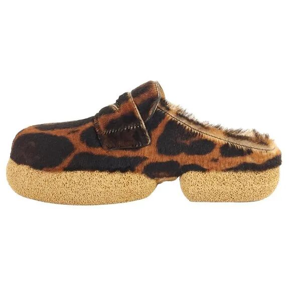 Dries Van Noten Leopard-printed Clogs Size 35 5 Women's Brown $895