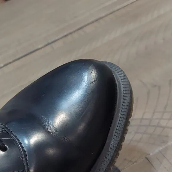 Dr. Martens Bennett Black Leather Oxfords Sz 6