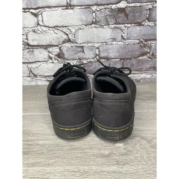 Dr. Martens Cairo Lo Black Canvas Fabric Oxfords Shoes Men 43EU/10M US Women 11