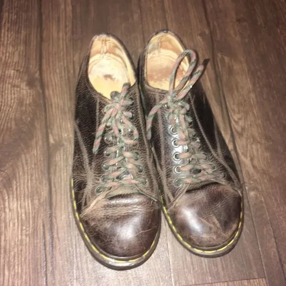 Dr. Martens made in England leather oxfords