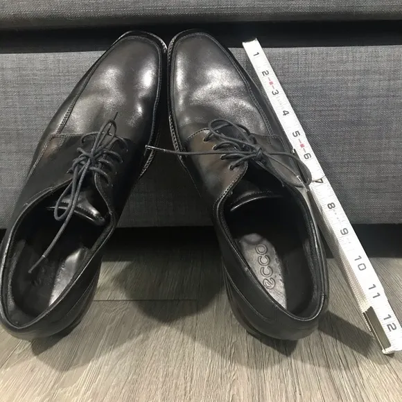 ECCO Black Faro Tie Oxfords size 43 (9-9.5)