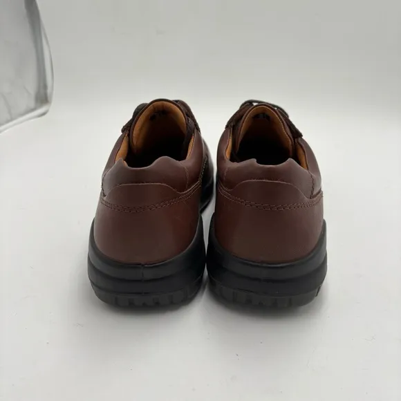 Ecco Men’s 45 Brown Leather Seawalker Lace Up Oxfords