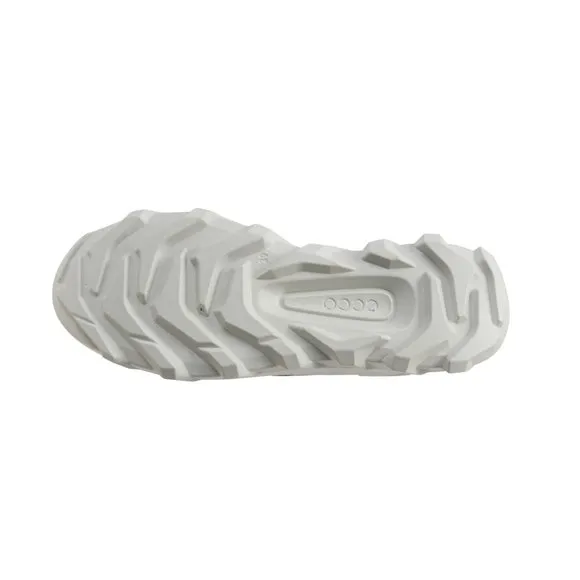 Ecco Women's MX Low Elastic Slip On Sneaker Leather Streetwear Shoe Concrete