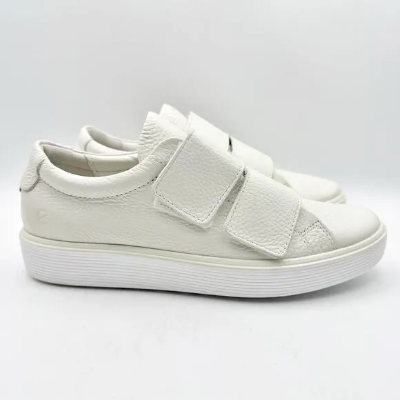 ECCO Womens Soft 60 Premium 2 Strap Shoe EU 39 US 8-8.5 White Leather NIB
