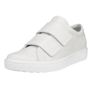 ECCO Womens Soft 60 Premium 2 Strap Shoe EU 39 US 8-8.5 White Leather NIB