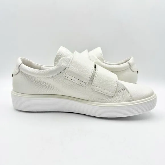 ECCO Womens Soft 60 Premium 2 Strap Shoe EU 39 US 8-8.5 White Leather NIB
