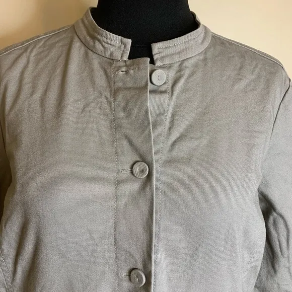 Eileen Fisher Military Style Blazer Jacket