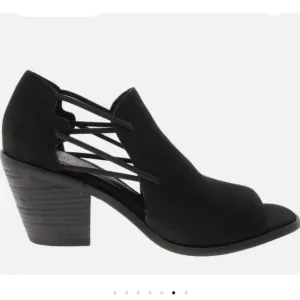 Eileen Fisher Vero Couio Alfie nubuck suede  block heels in black Size 11 NWT