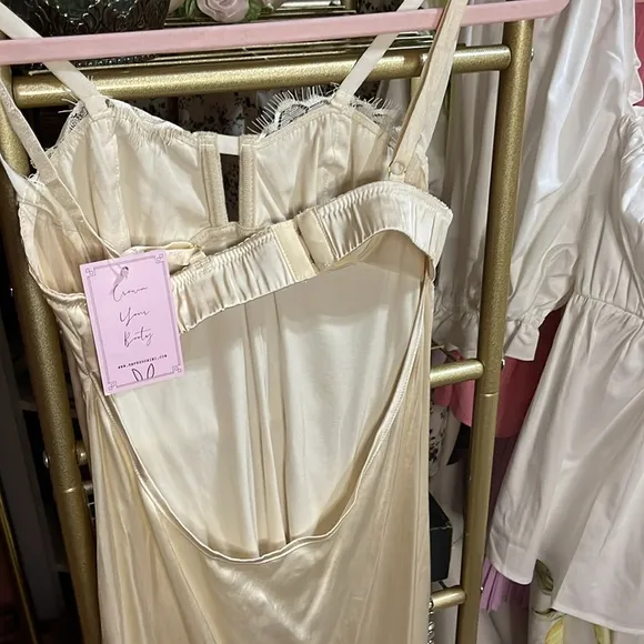 Empress Mimi Jacqueline Slip Dress Bridal Pearl Lingerie