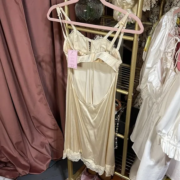 Empress Mimi Jacqueline Slip Dress Bridal Pearl Lingerie